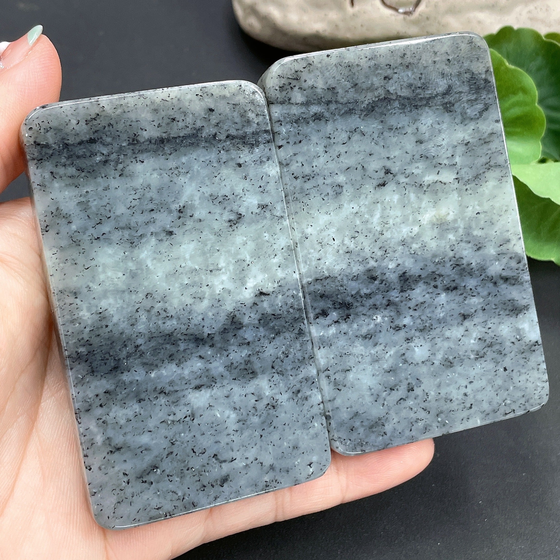 Hetian Jade Handheld Piece Plain Pendant . | Huiliu Certified