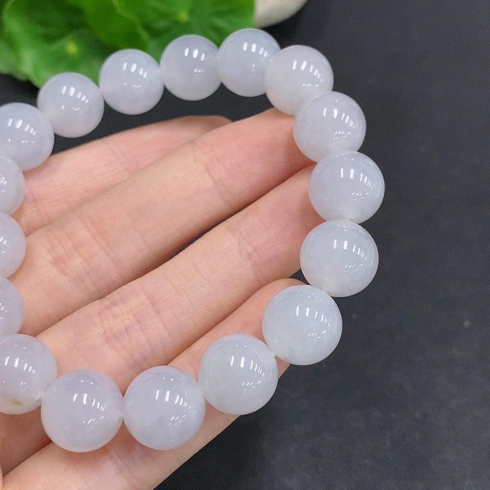 Jadeite Bracelet Total Weight About 50g Size Approx.12mm