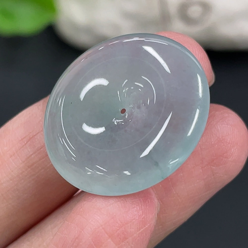 Jadeite Safety Buckle Pendant, Total Weight Approx. 6.76g