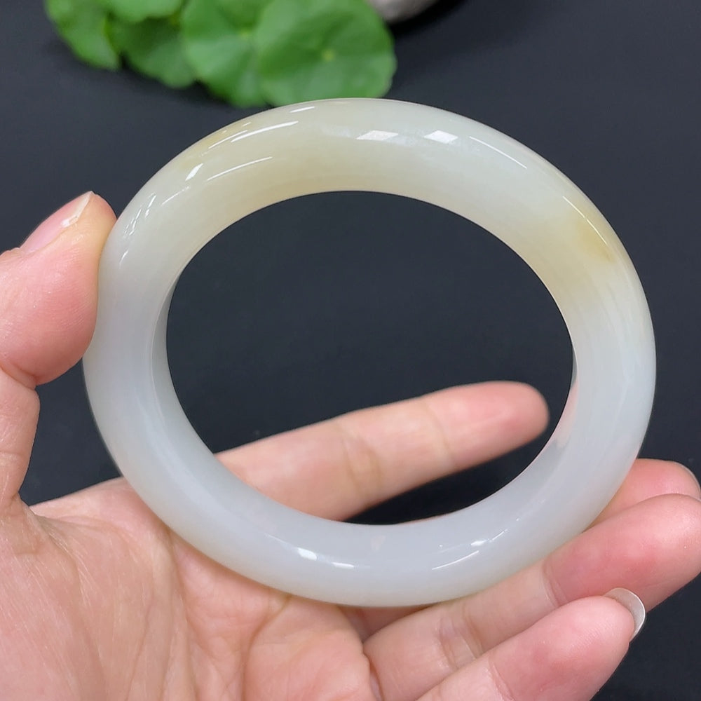 Hetian Jade Round Bracelet