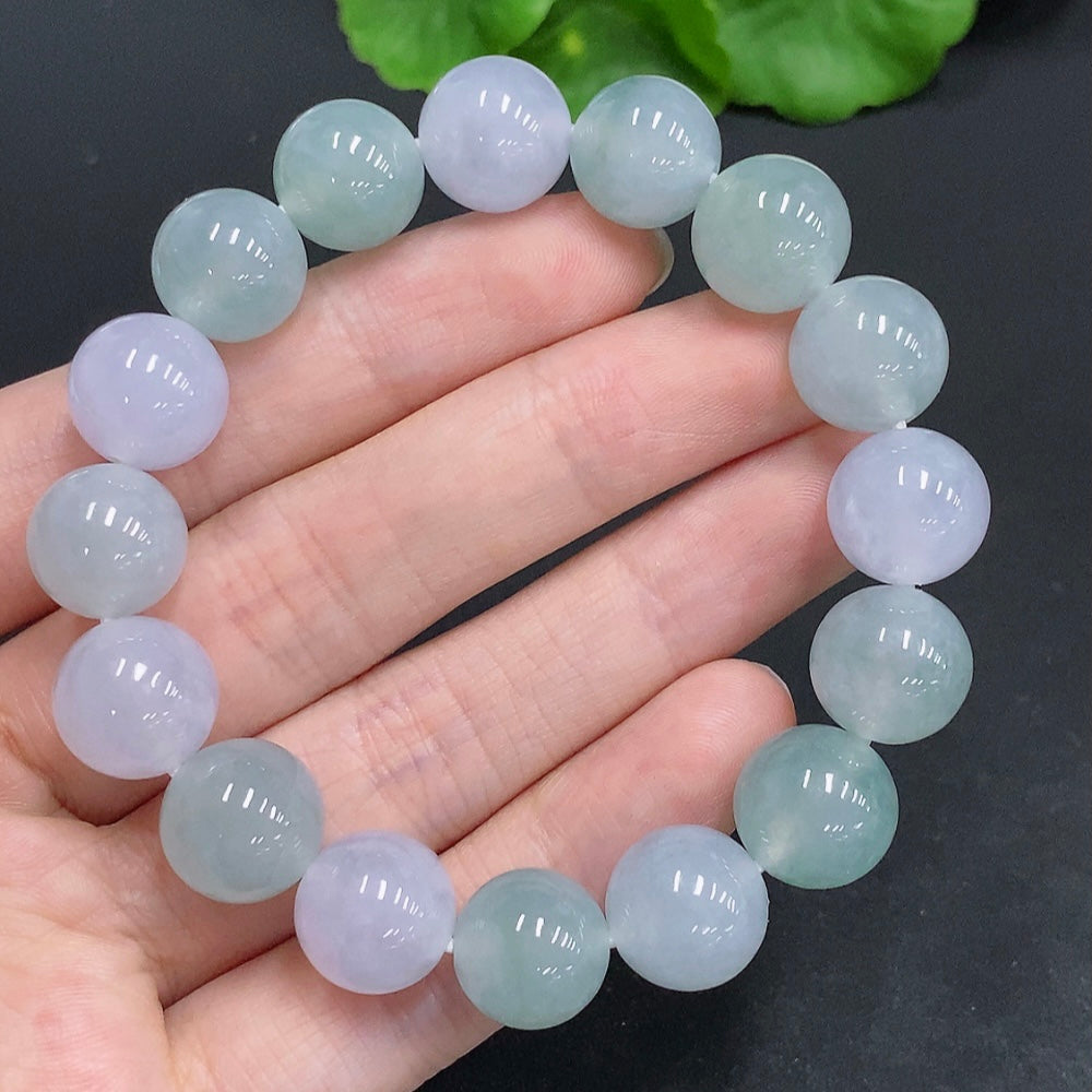 Jadeite Bracelet Approx. 12.3mm Total Weight Approx. 51g