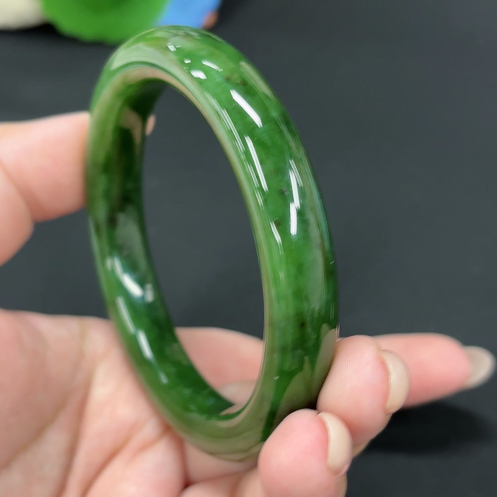 Hetian Jade Jasper Round Bracelet