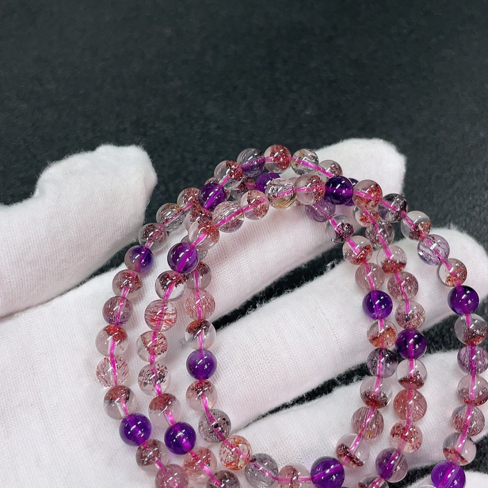 Crystal Bead Strand Total Weight Approx. 30.58g Size About 6.1mm