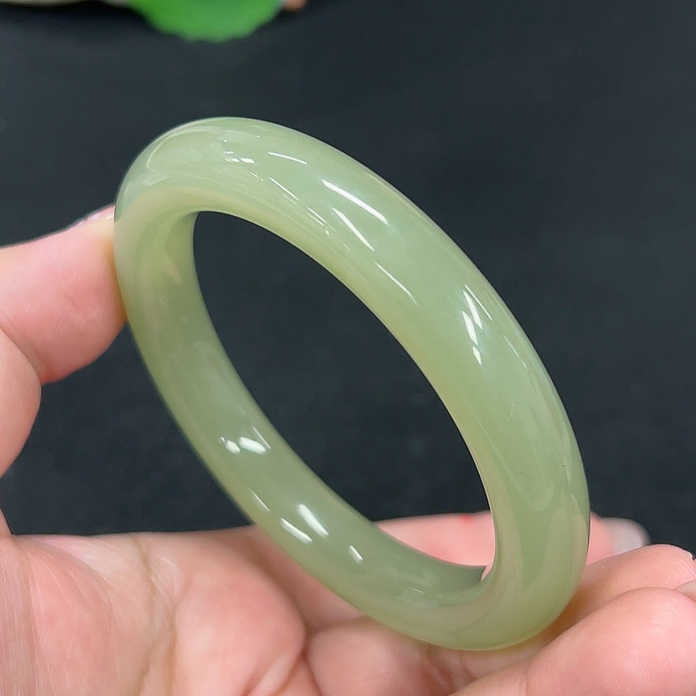 Hetian Jade Bracelet Size 57.5 Total Weight Approx. 55.4g