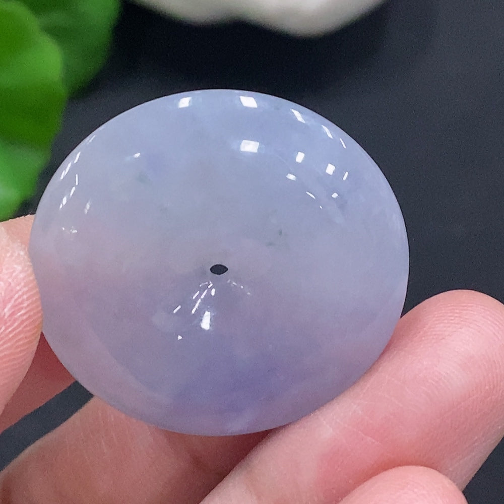 Jadeite Peace Button, total weight approx. 10.5g