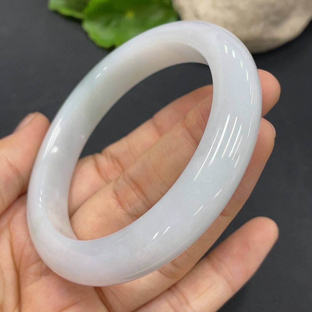 Jadeite Round Bangle | Huiliu Certified