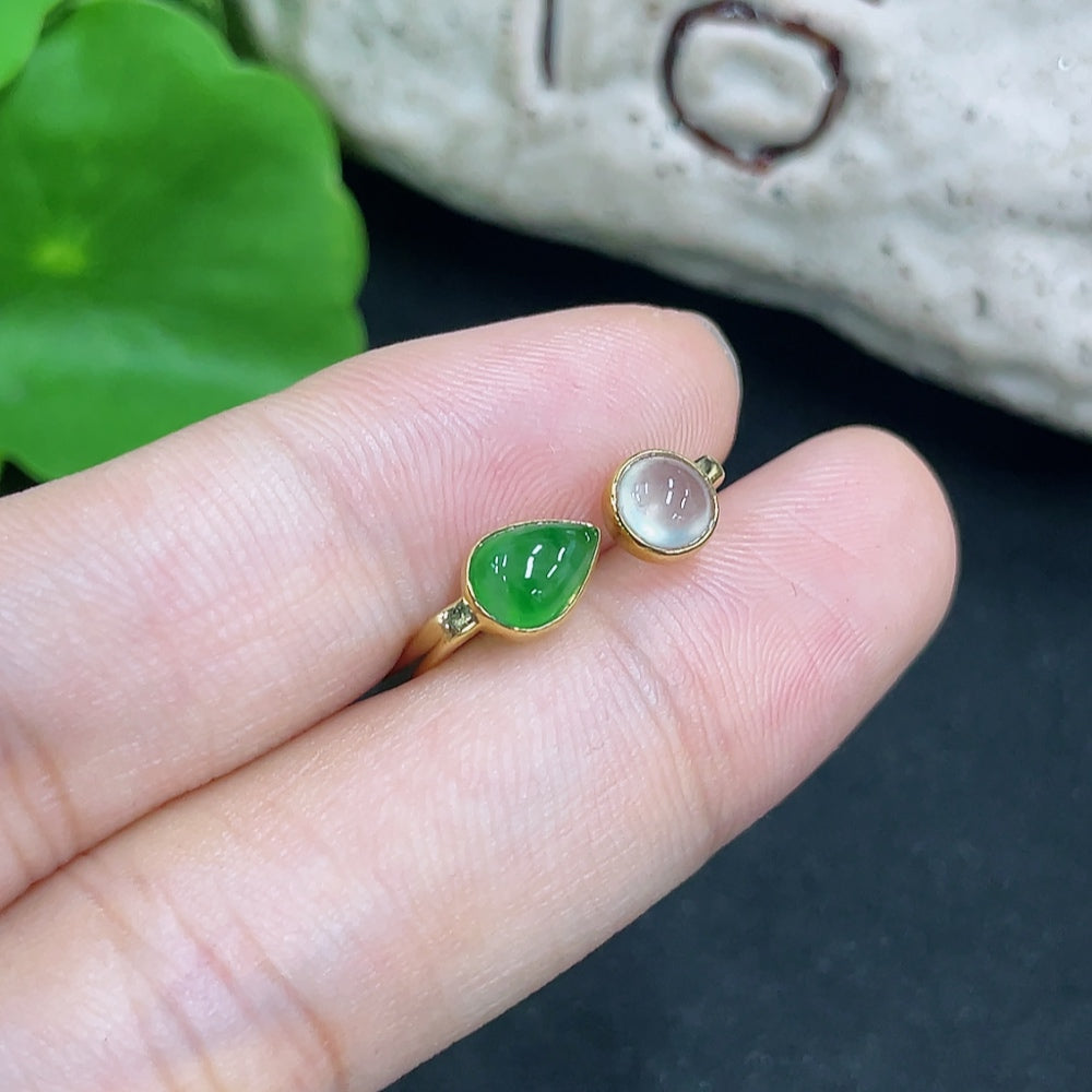 Jadeite Ring 18k