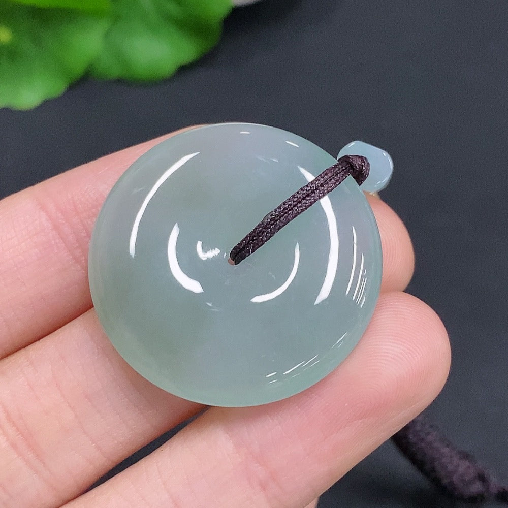 Jadeite Peace Knot Total Weight Approx. 14g (including rope weight)