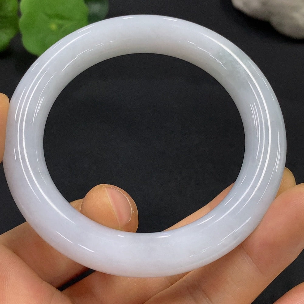 Jadeite Round Bangle Size 53.7 Total Weight 61.412g