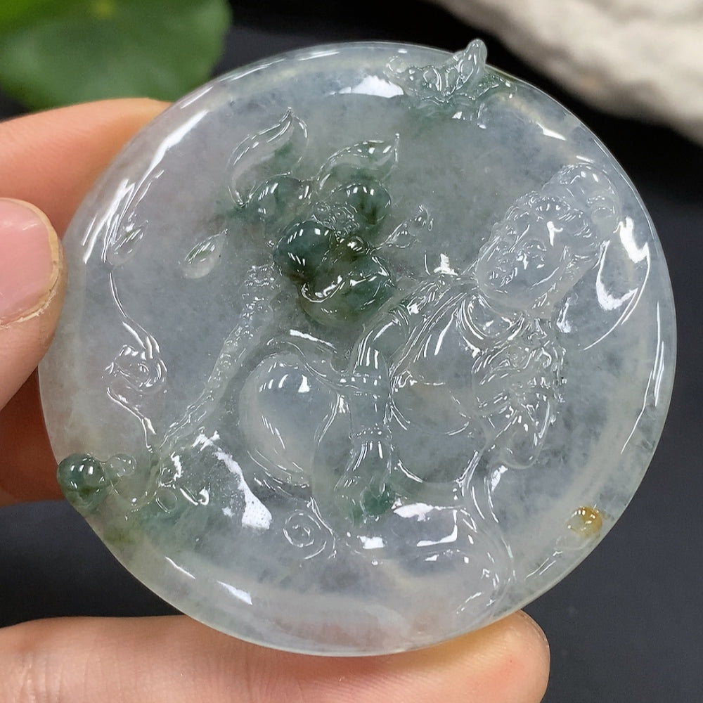 JadeiteGuanyin Pendant