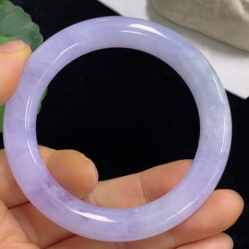 Jadeite Round Bangle Size 52.6 Total Weight Approx. 51.26g
