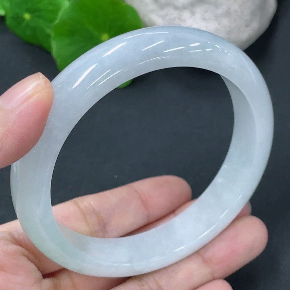 Jadeite Round Bangle Total Weight Approx. 58.66g Size 59