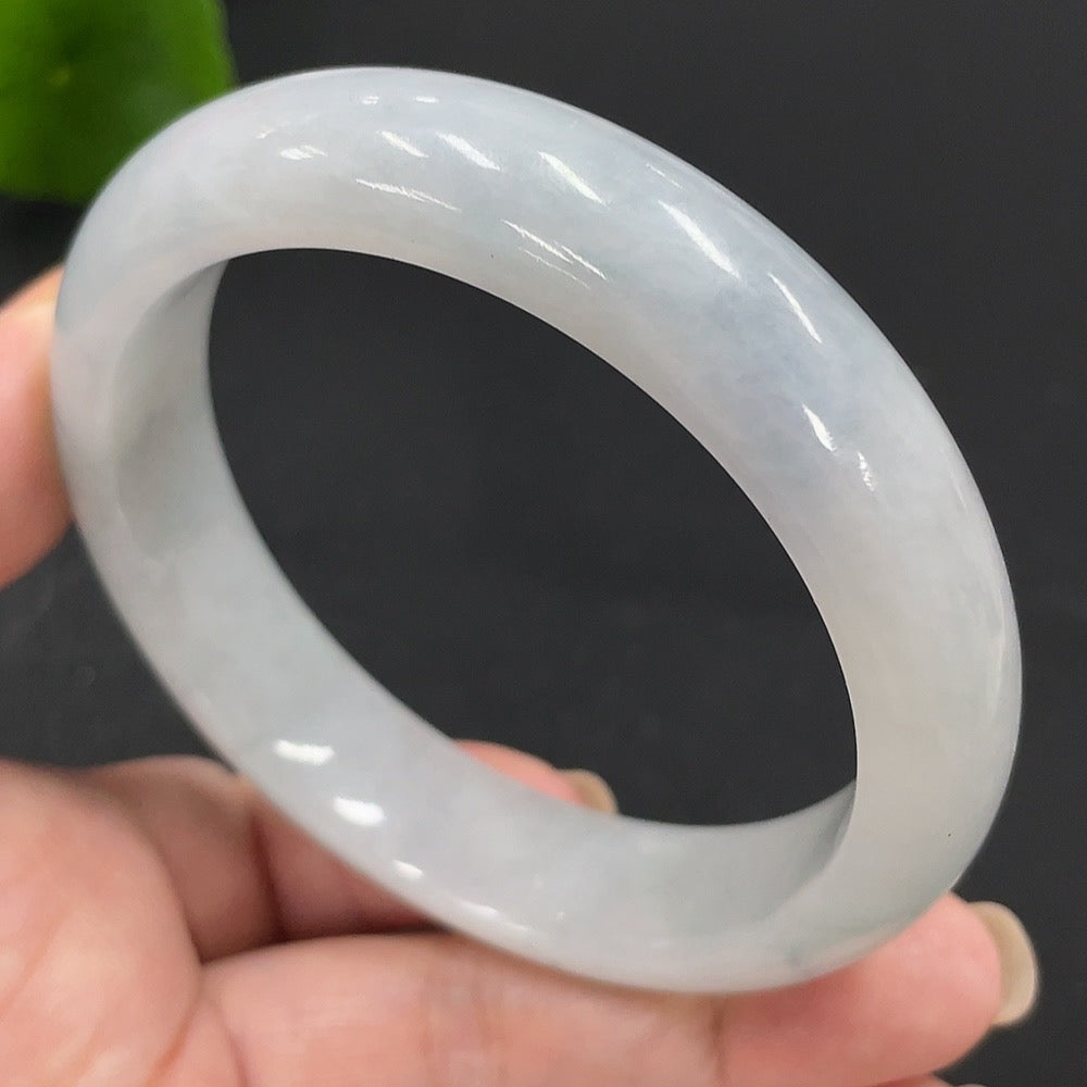 Jadeite Round Bangle | Huiliu Certified