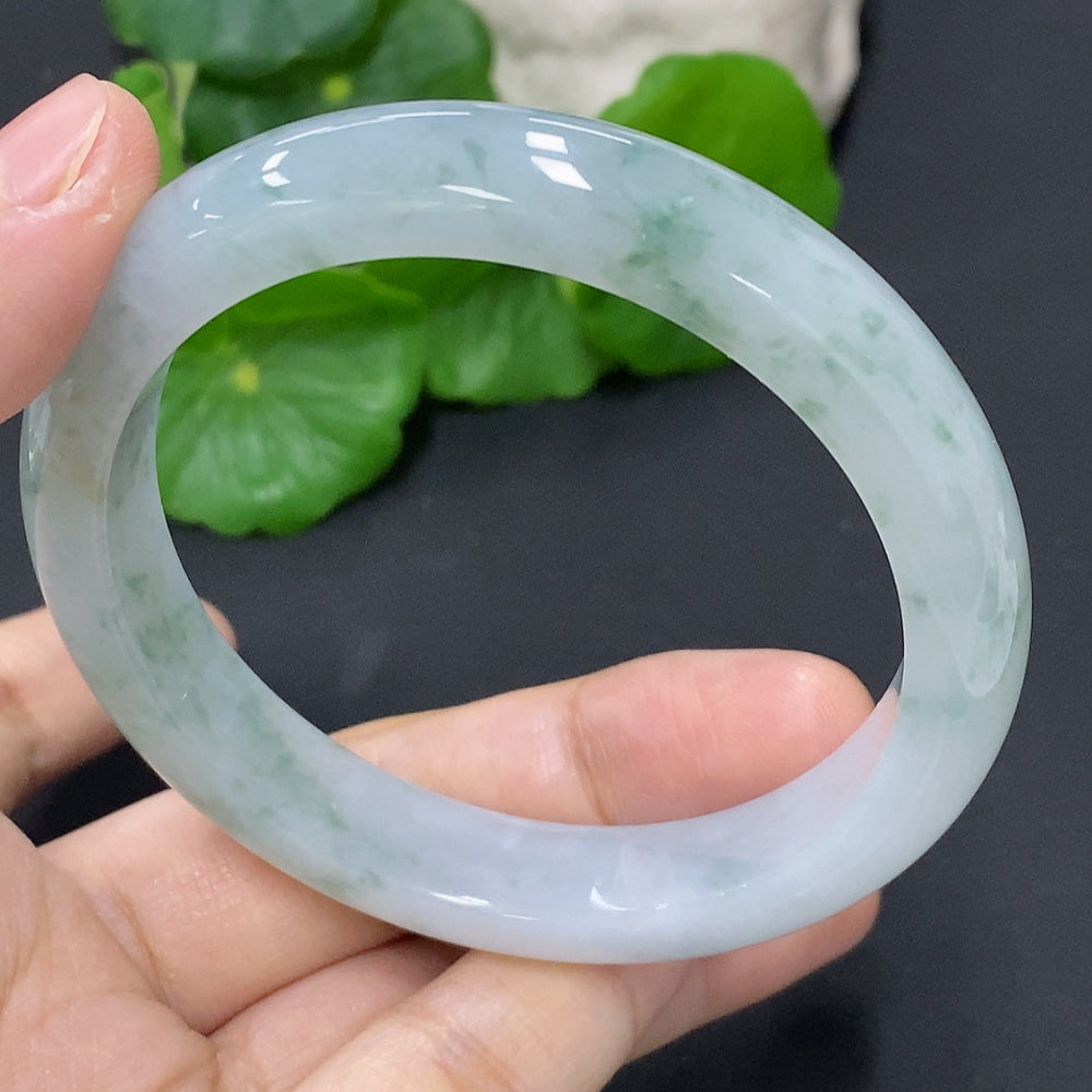 Jadeite Round Bracelet Size 56.9 Total Weight Approx. 49.1g