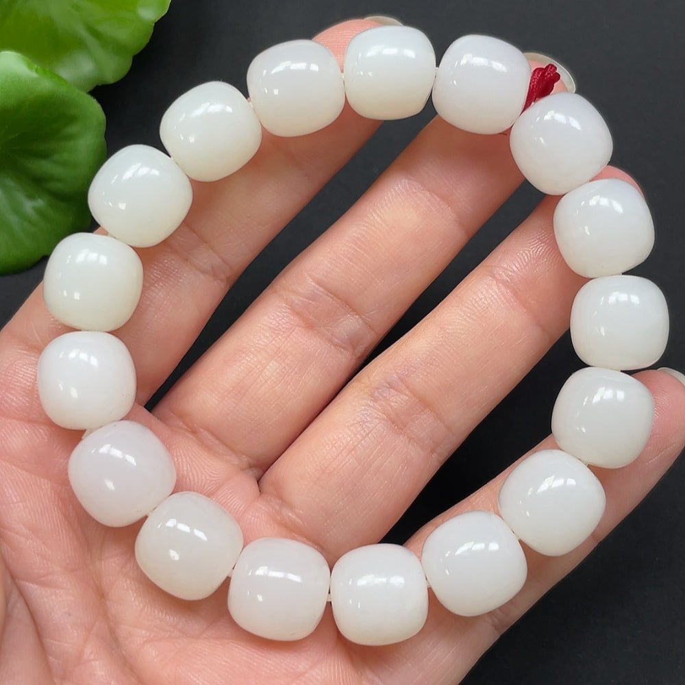 Hetian Jade Bracelet 11.8mm Approx. 50g