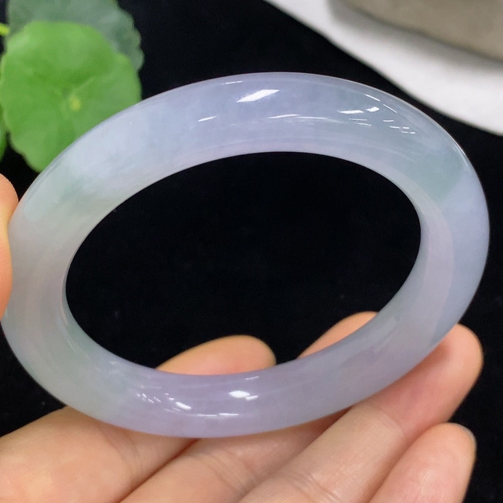 Jadeite Round Bangle Size 54.5 Total Weight Approx. 56.72g