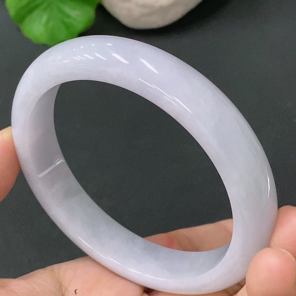 Jadeite Round Bangle | Huiliu Certified