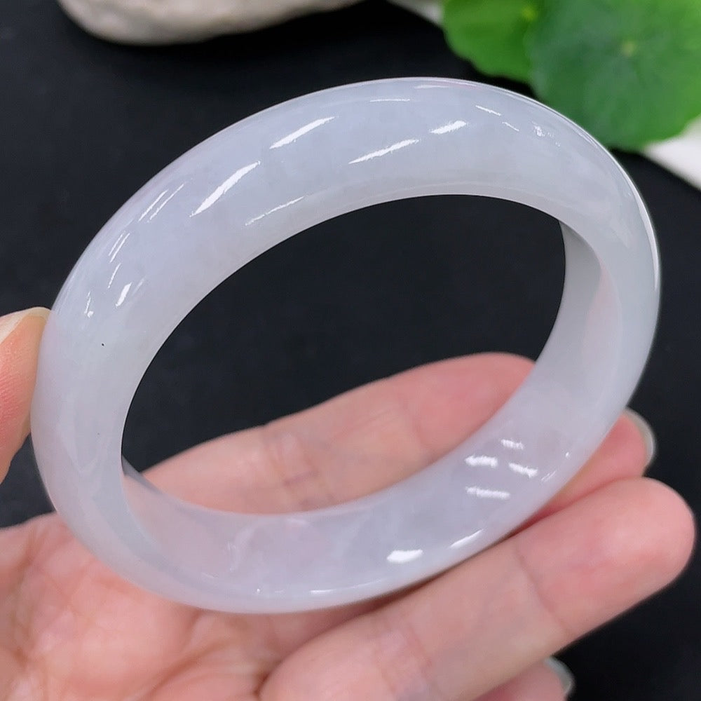 Jadeite Round Bangle Size 57.1 Total Weight Approx.63g
