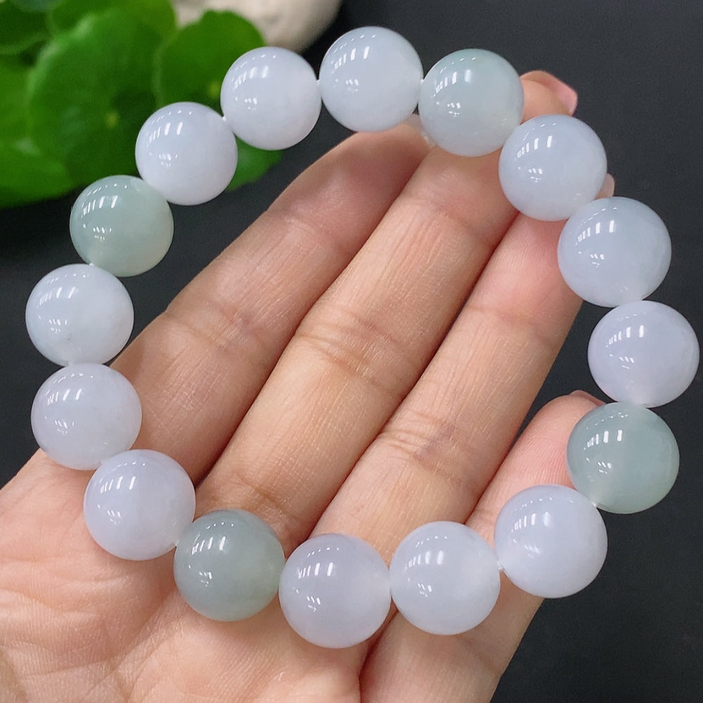 Jadeite Bracelet 12.3mm . . | Huiliu Certified