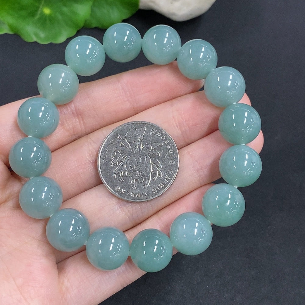 Jadeite Bracelet Total Weight Approx. 53.1g Size Approx. 12.2mm