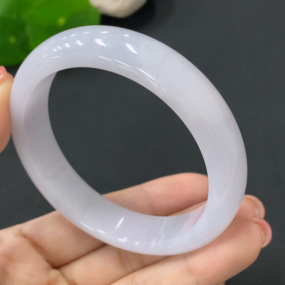 Jadeite Regular Round Bracelet Size 53.6mm Total Weight Approx. 49.61g