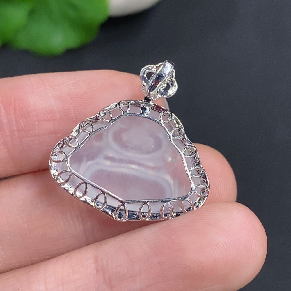 Jadeite Buddha Pendant Set in 18K Gold, Total Weight Approx. 3.7g (with Diamond Accents)
