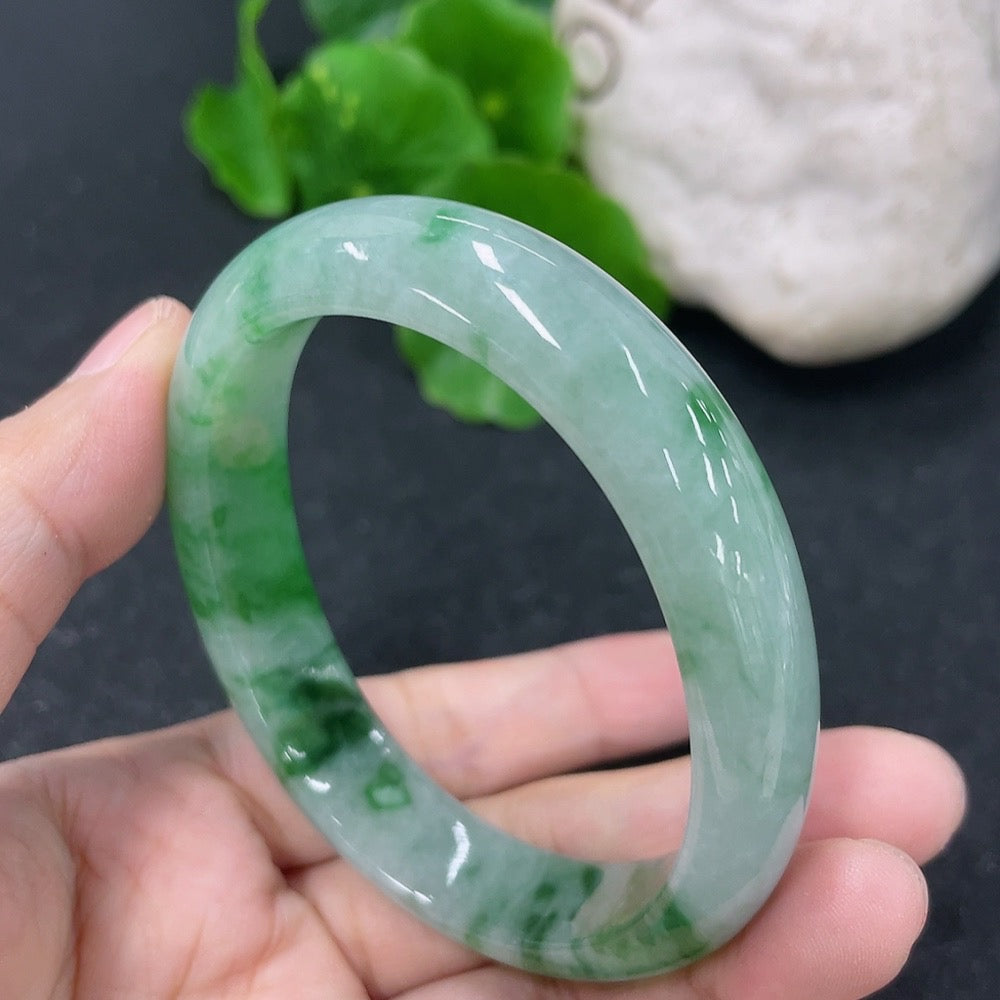 Jadeite Concubine Bracelet Size 57/45.9mm Total Weight Approx. 42.76g