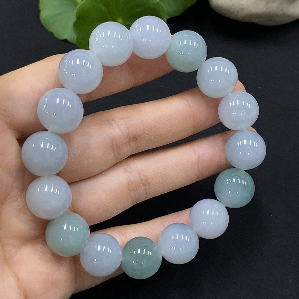 Jadeite Bracelet Approx.13.3mm Total Weight Approx.63.97g