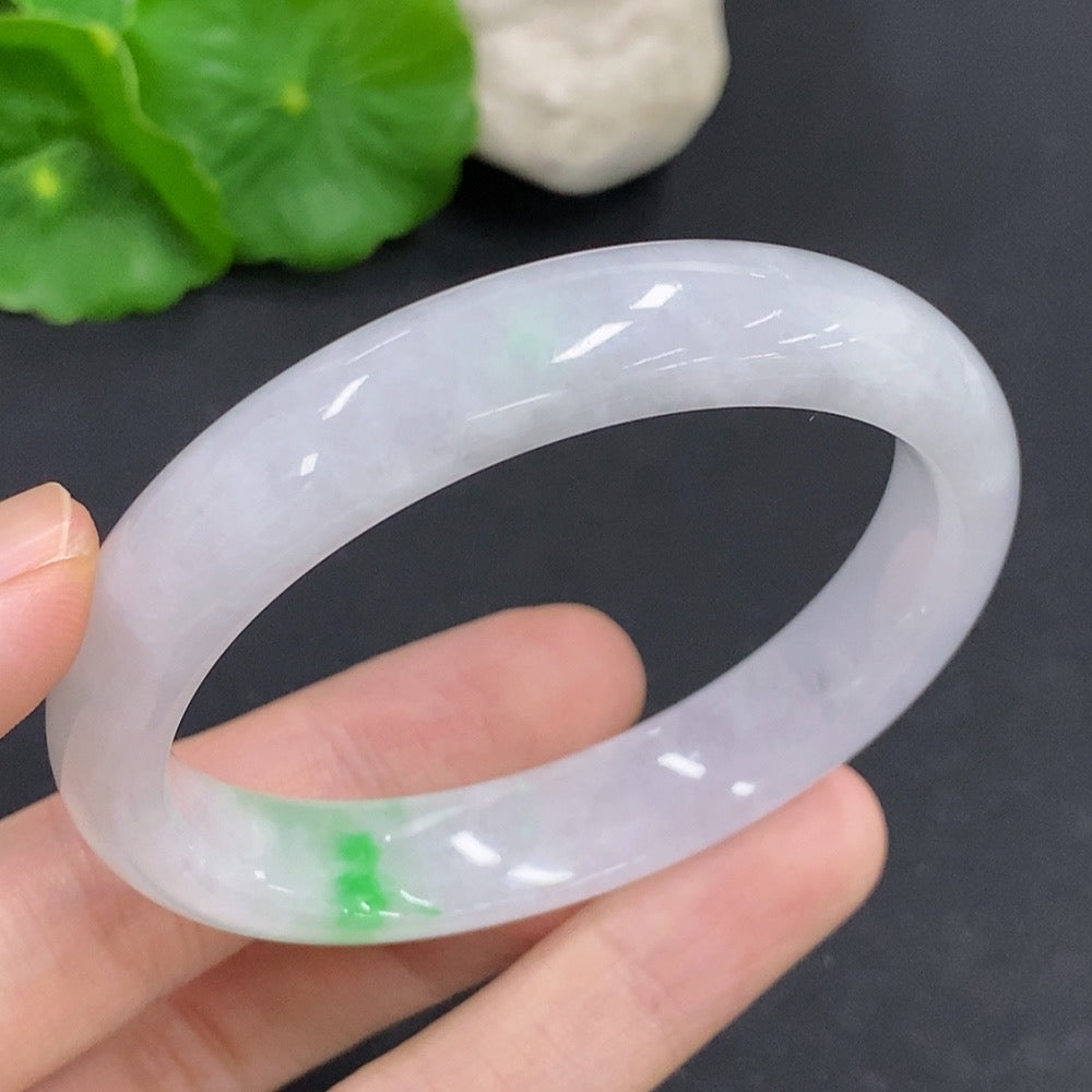Jadeite Round Bracelet Total Weight Approx. 41g Size 53.5