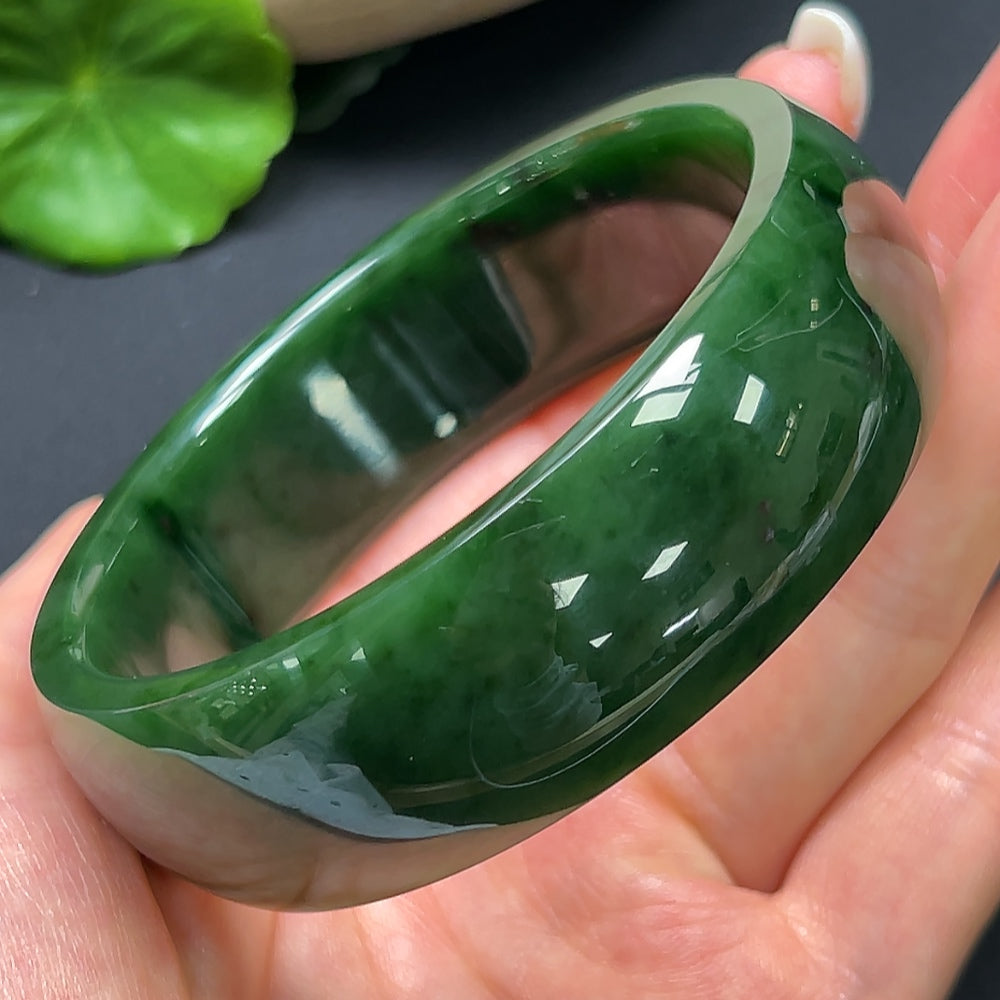 Hetian Jade Jasper Round Bracelet