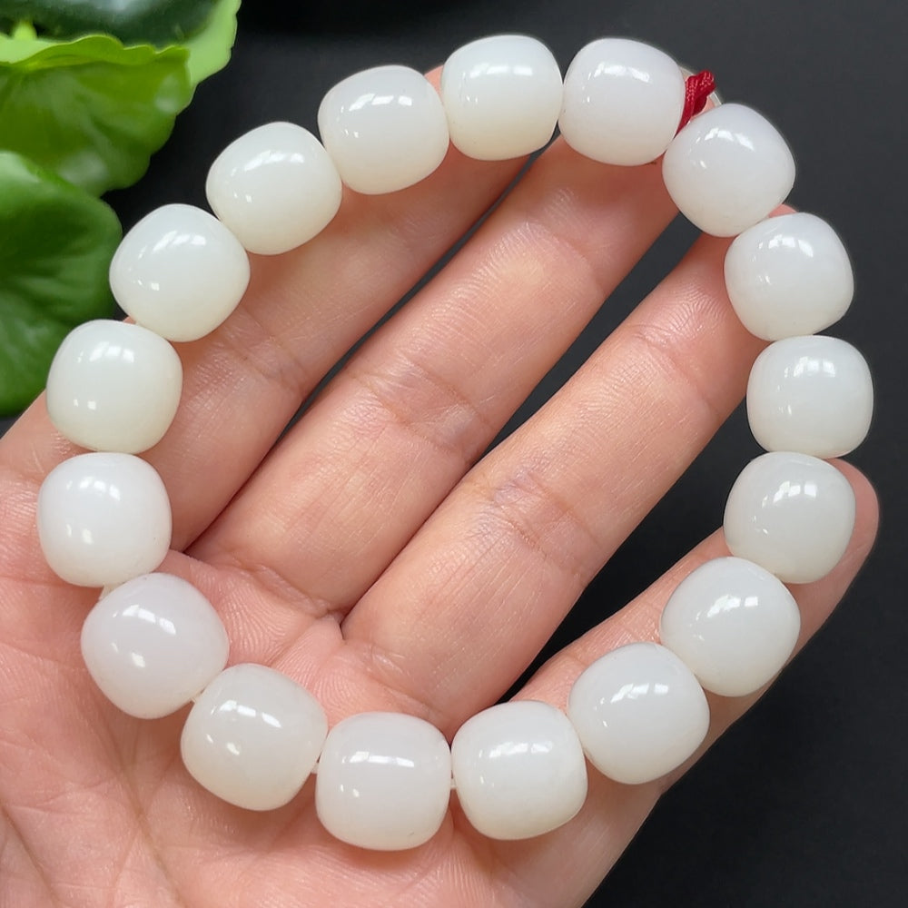 Hetian Jade Bracelet 11.8mm Approx. 50g