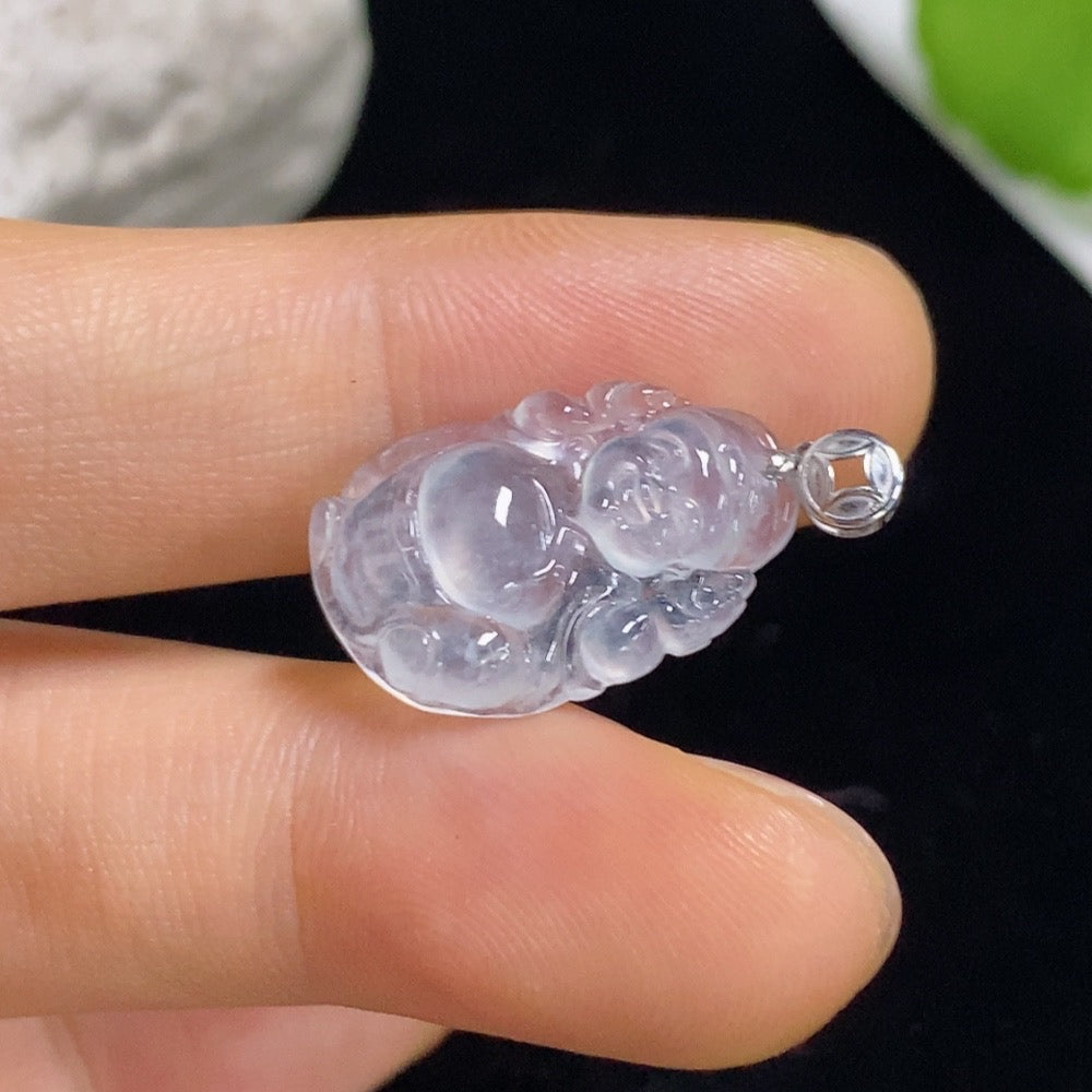 Jadeite Pendant with 18k Bezel