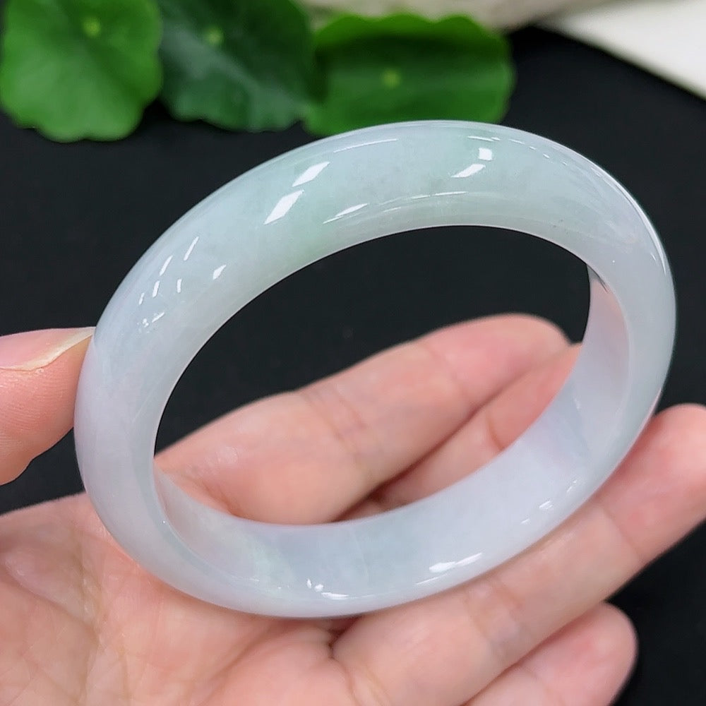 Jadeite Round Bangle Size 56.7 Total Weight Approx. 55.23g