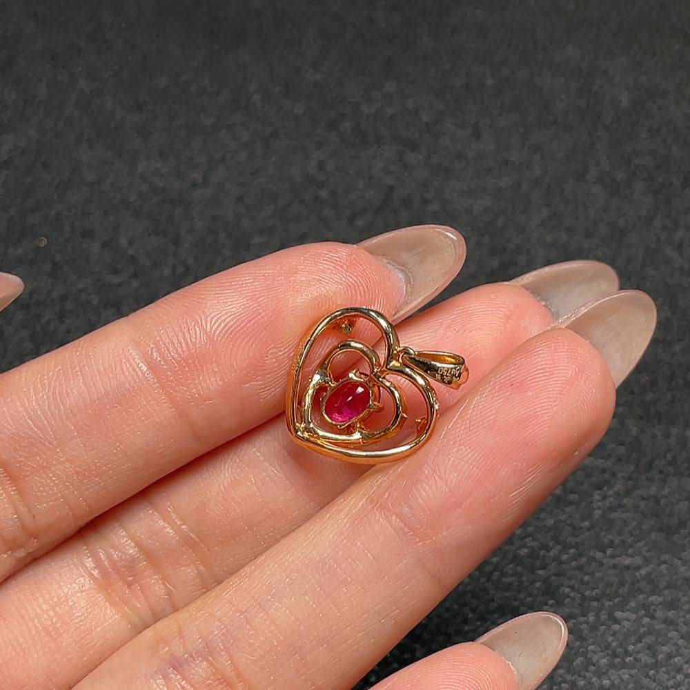 Huiliu gemstone tourmaline pendant with diamond accents, featuring a 5.9x4.3mm stone, elegant jewelry piece.