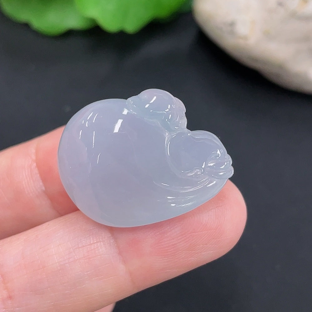 Jadeite Money Bag Pendant, . | Huiliu Certified