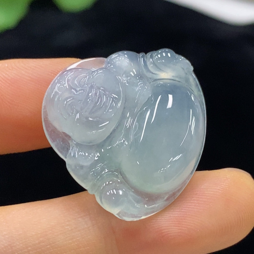 Jadeite Buddha Pendant . | Huiliu Certified