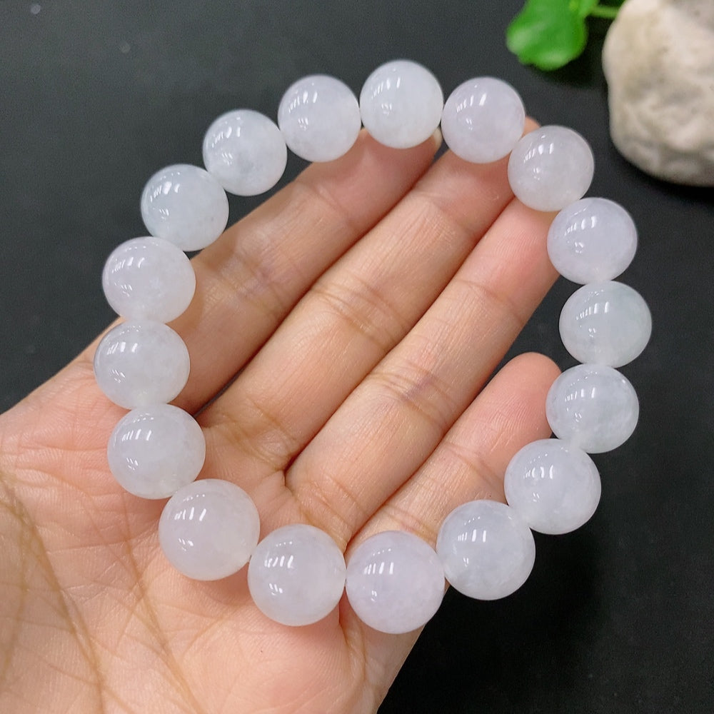 Jadeite Bracelet Approx. 12mm Total Weight Approx. 48.69g