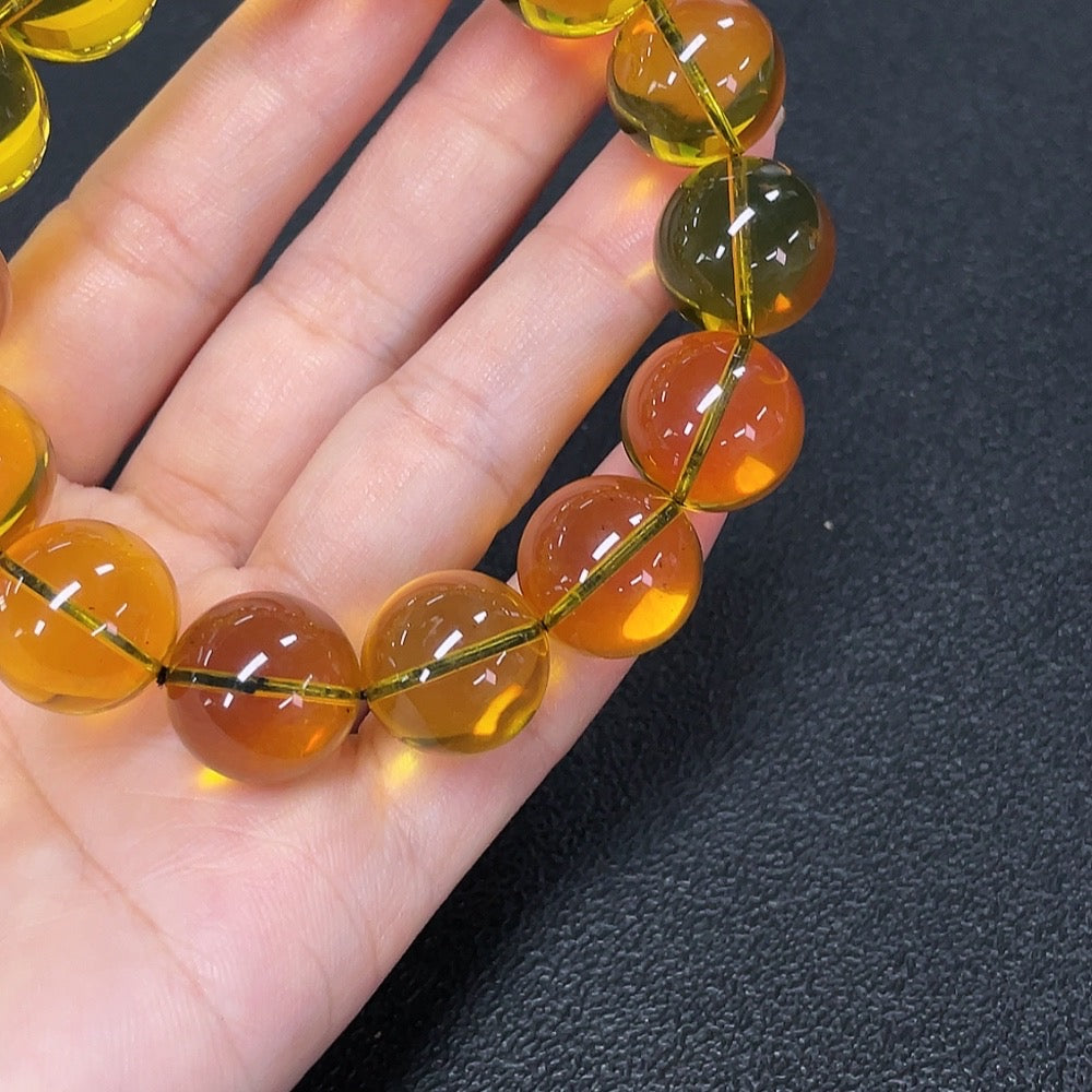 Amber Beeswax Bracelet