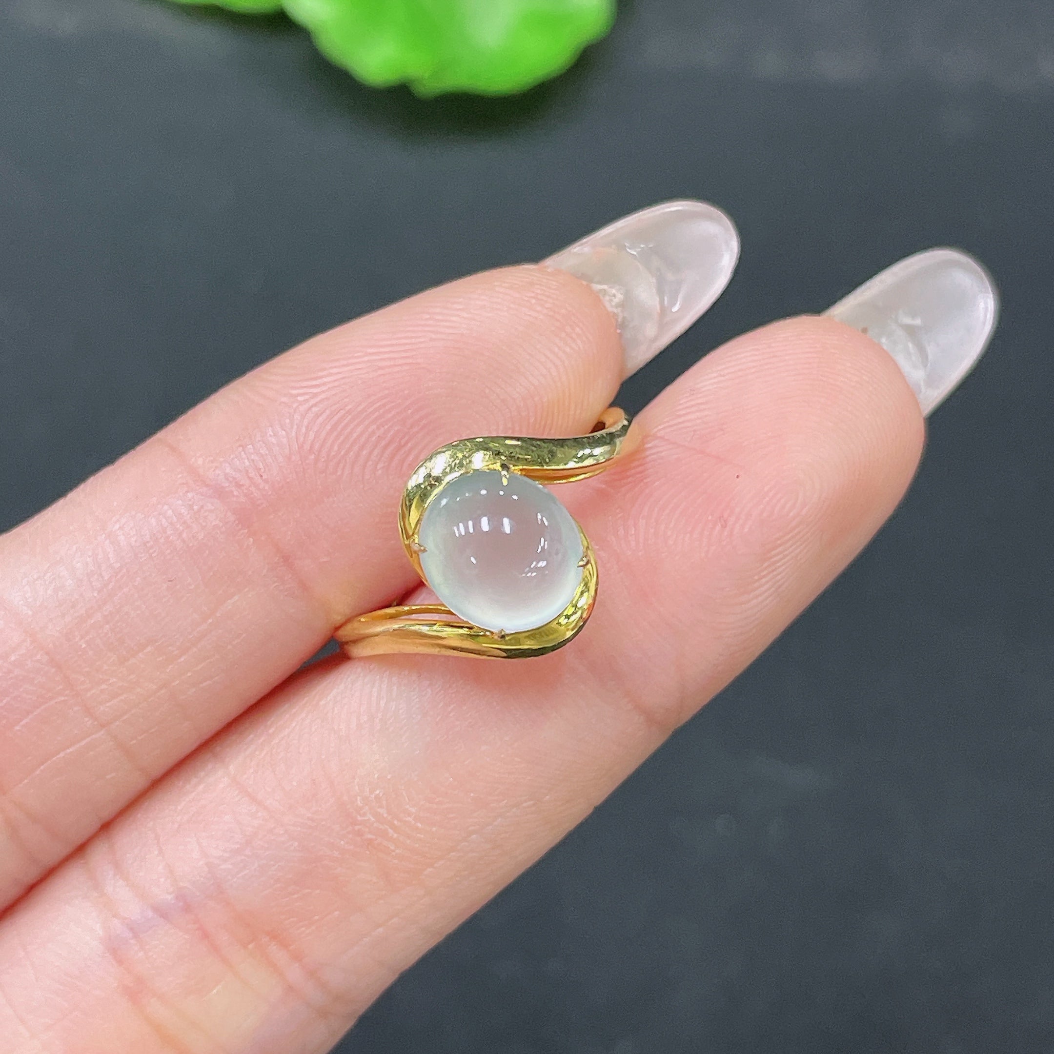 Jadeite Ring Setting . | Huiliu Certified