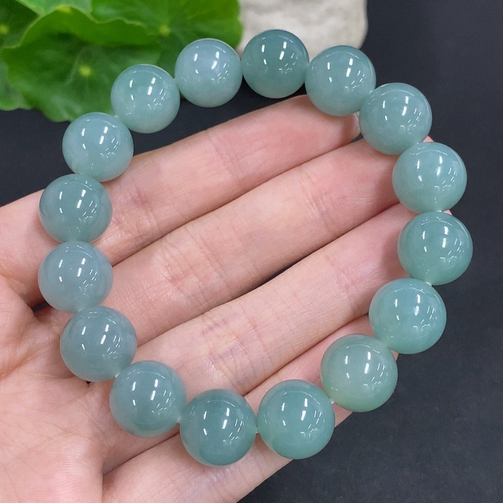 Jadeite Bracelet . Size . 12.2mm | Huiliu Certified