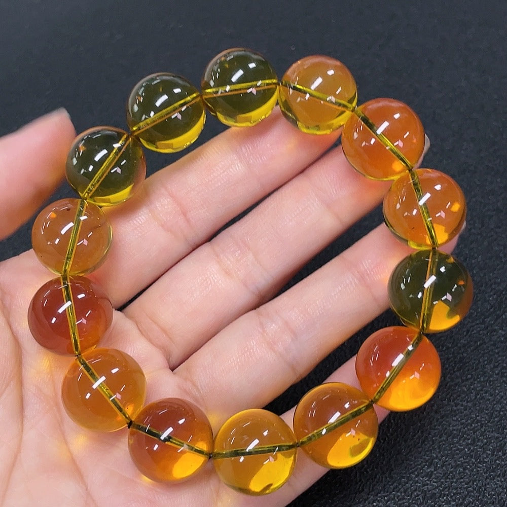 Amber Beeswax Bracelet