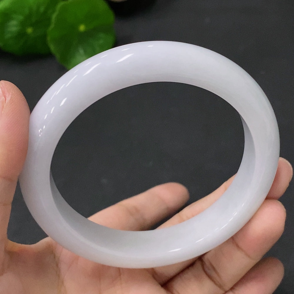 Jadeite Round Bangle Size 58 Total Weight 61.938g