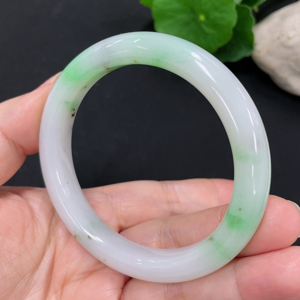 Jadeite Round Bangle Size 55.2 Total Weight Approx. 48.3g