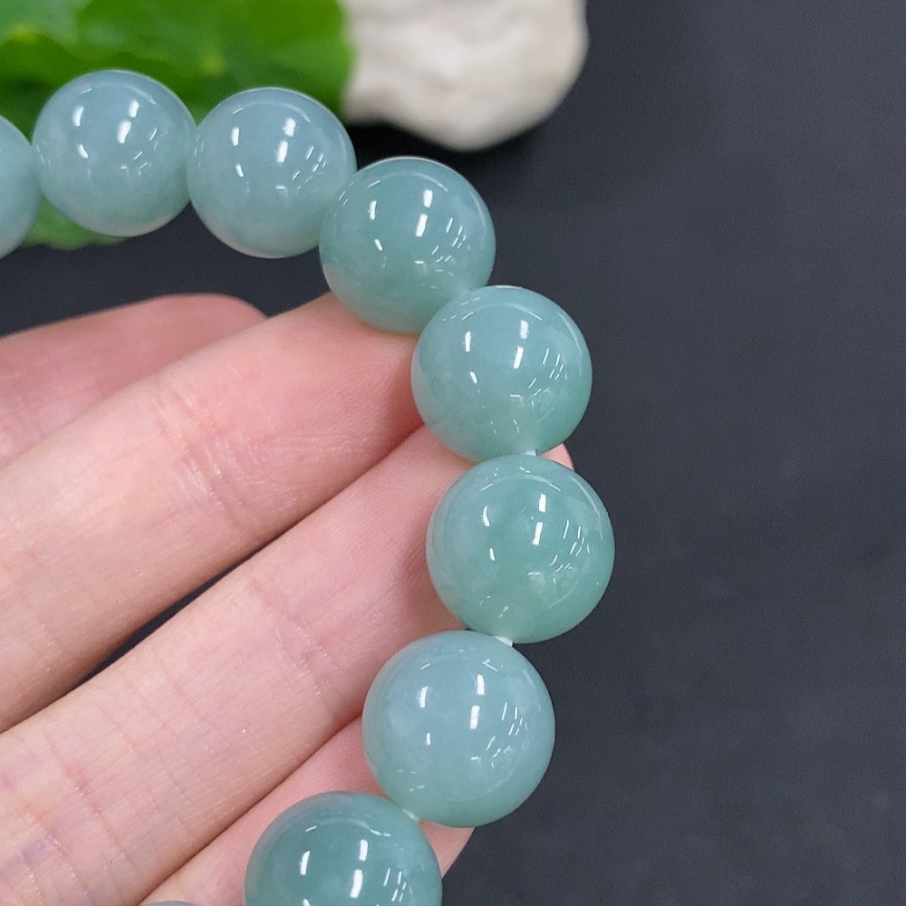 Jadeite Bracelet Total Weight Approx. 53.1g Size Approx. 12.2mm