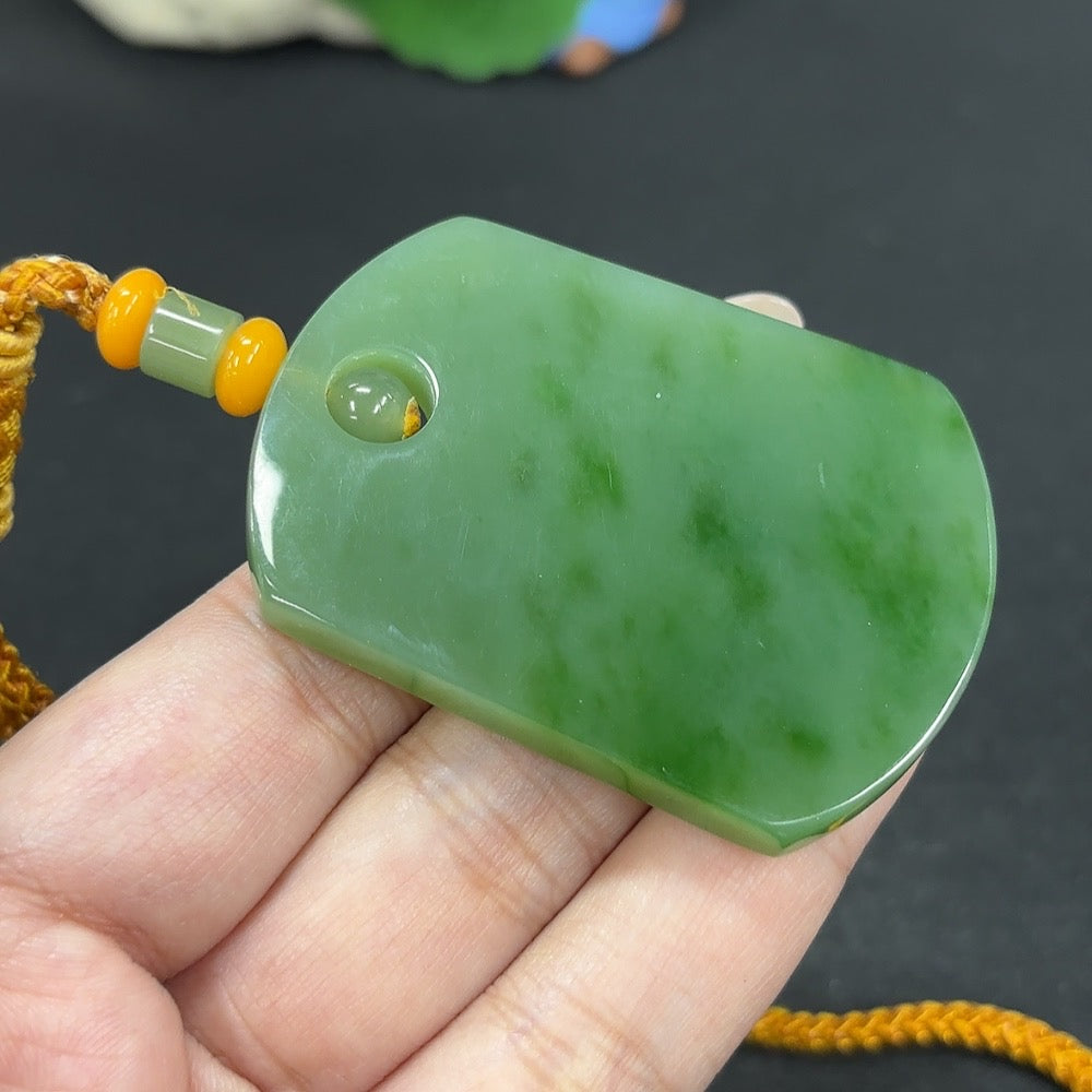 Hetian Jade Plain Pendant