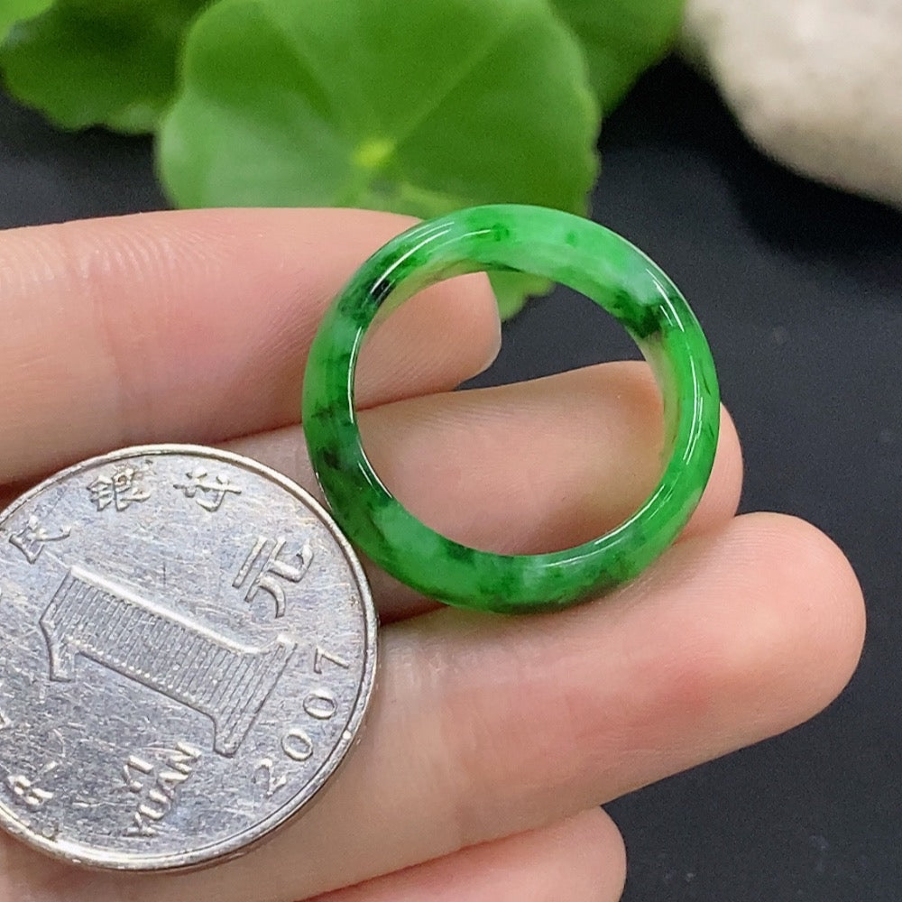 Jadeite Ring Size 18 Total Weight Approx. 3.4g