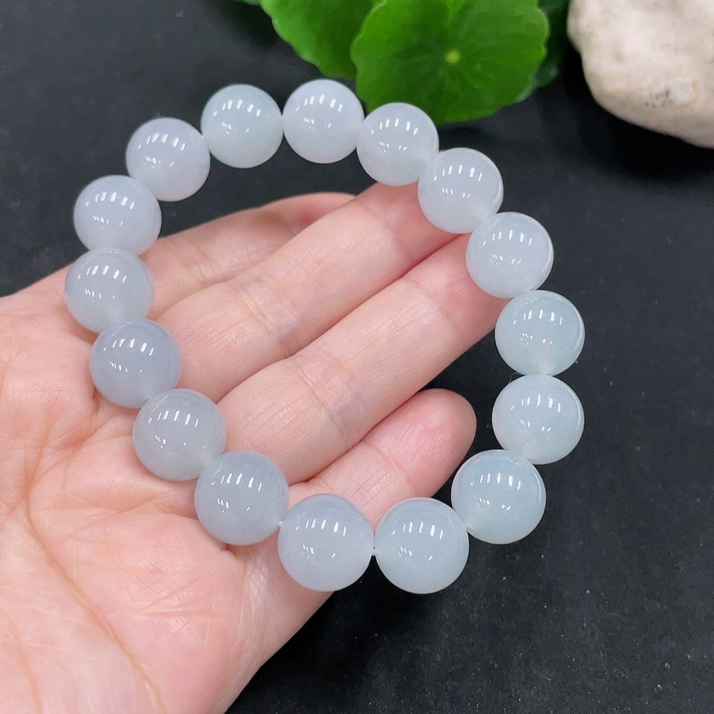 JadeiteBead Bracelet Approx. 12.1mm Total Weight Approx. 52.2g