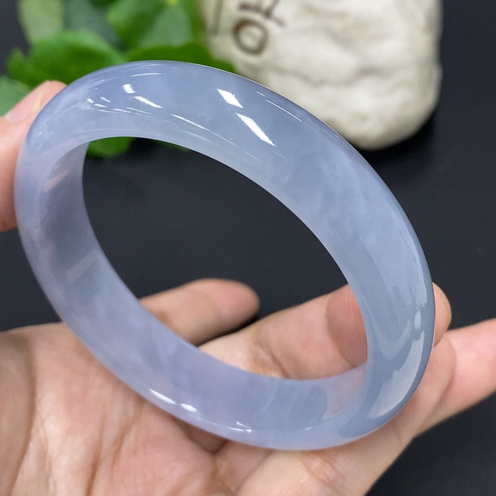 Jadeite Round Bangle Size 57.3 Total Weight Approx. 56.3g