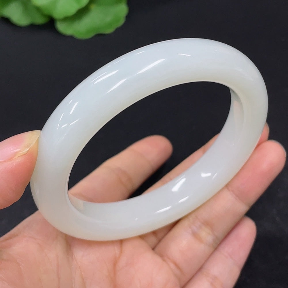 Hetian Jade Round Bracelet