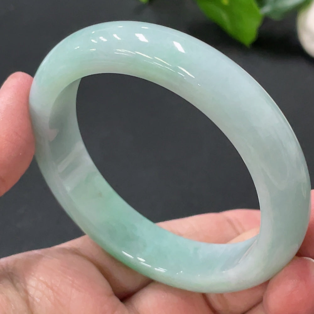Jadeite Round Bracelet Total Weight Approx. 53.57g Size 53